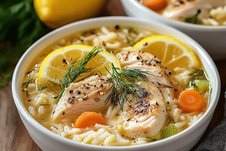 Greek Lemon Chicken Soup