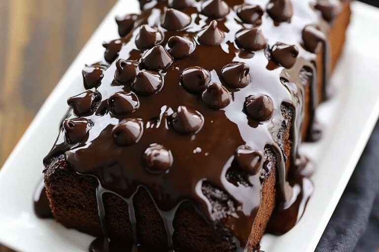 Hot Fudge Brownie Bread