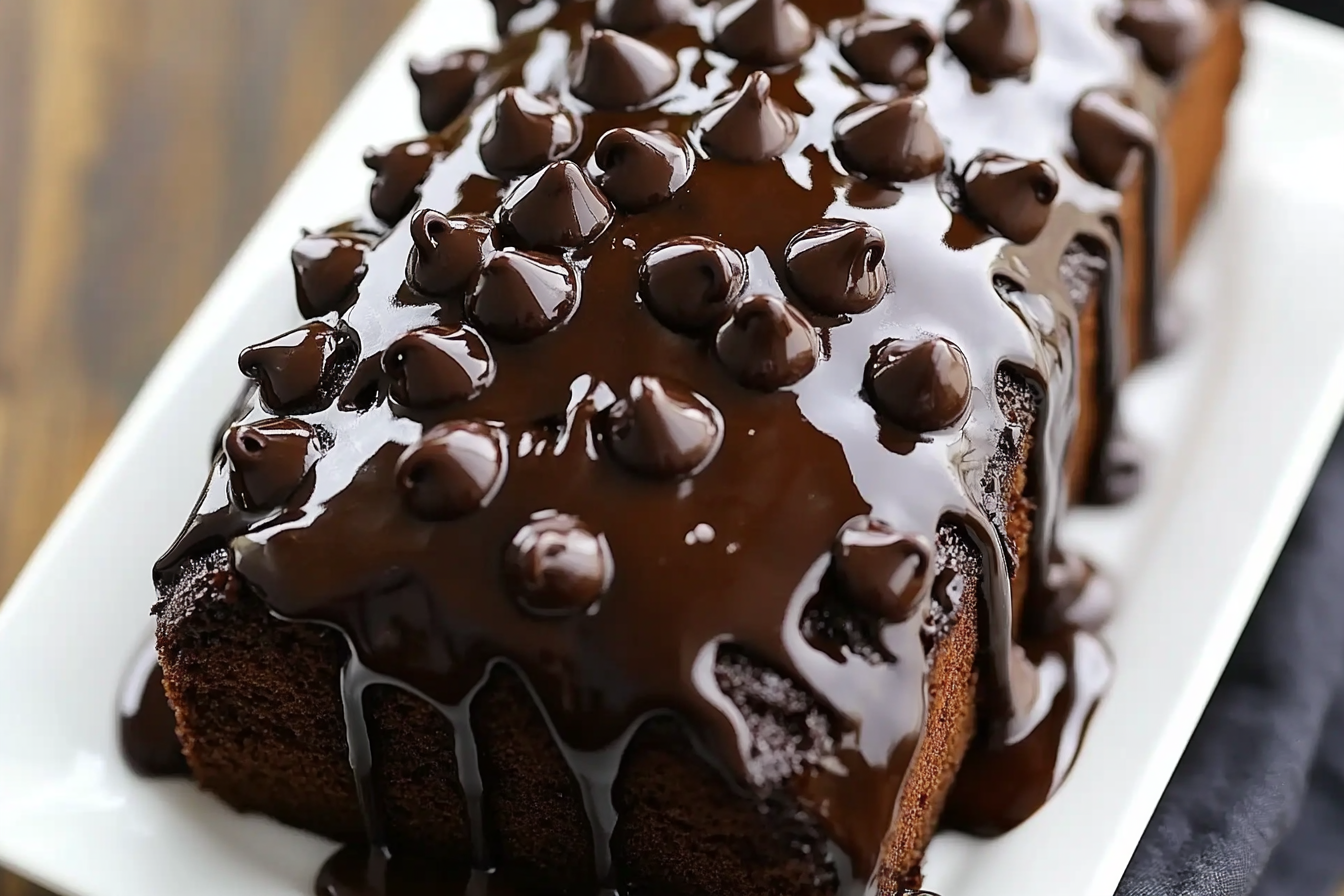 Hot Fudge Brownie Bread