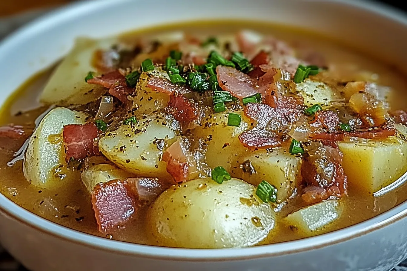 Irish Bacon Cabbage Potato Soup
