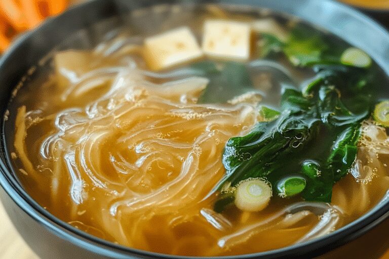 Japanese Glass Noodle Soup