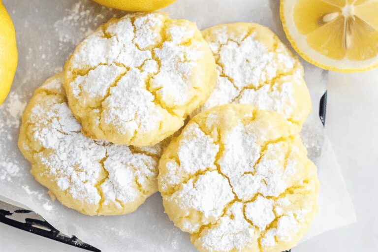 Lemon Crinkle Cookies