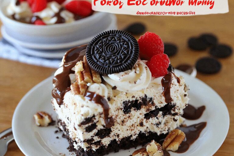 Oreo Eclair Dessert