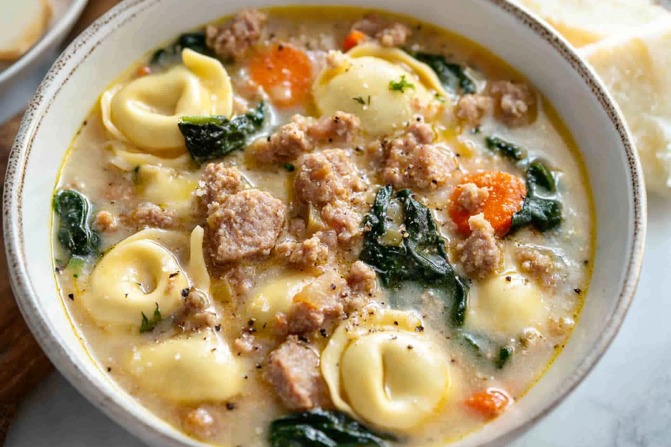 Sausage Tortellini Soup