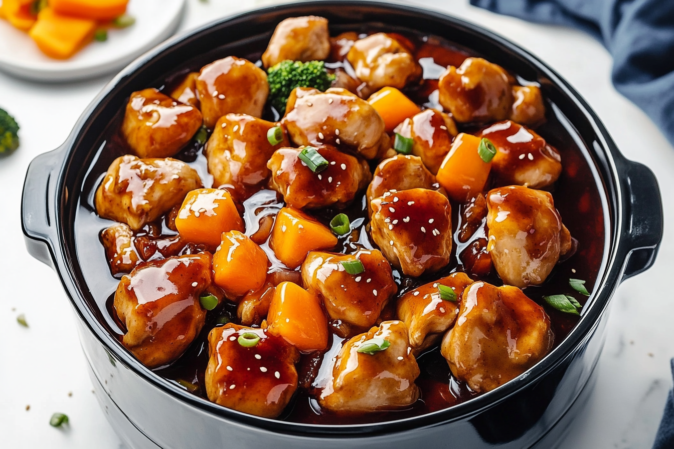Slow Cooker General Tso's Chicken