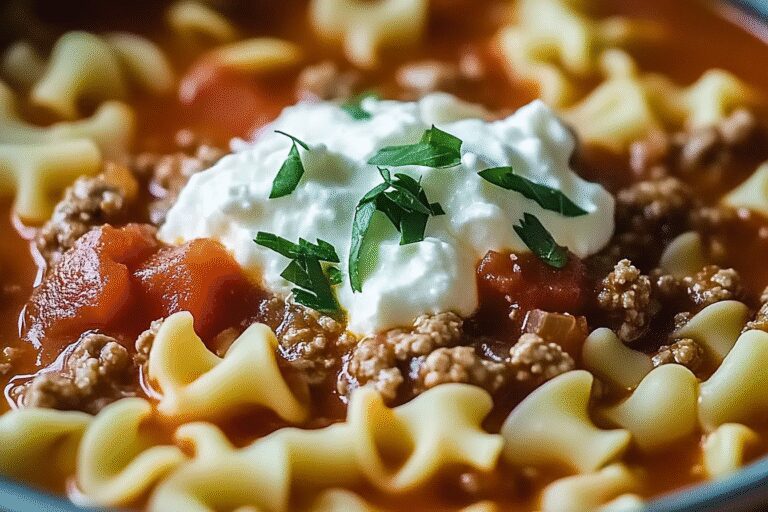 Slow Cooker Lasagna Soup