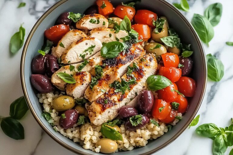 Slow Cooker Mediterranean Chicken