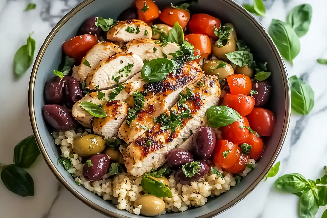 Slow Cooker Mediterranean Chicken