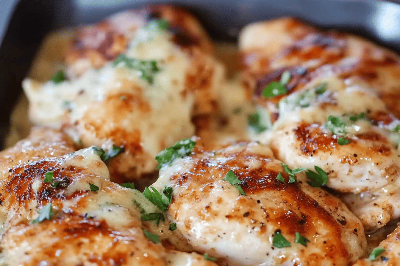 Blackstone Garlic Parmesan Chicken