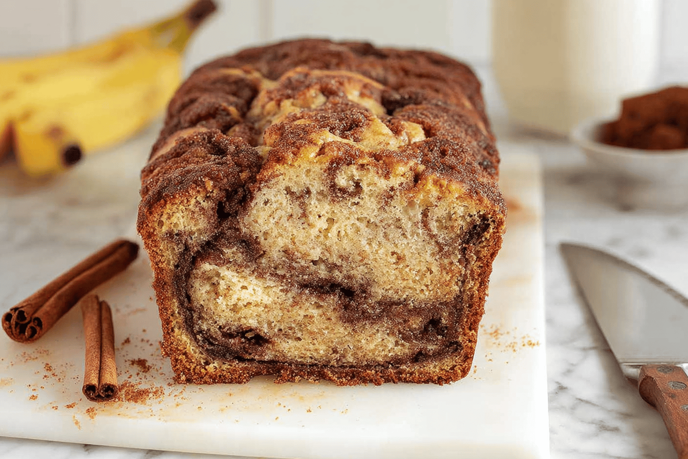 Cinnamon Swirl Banana Bread