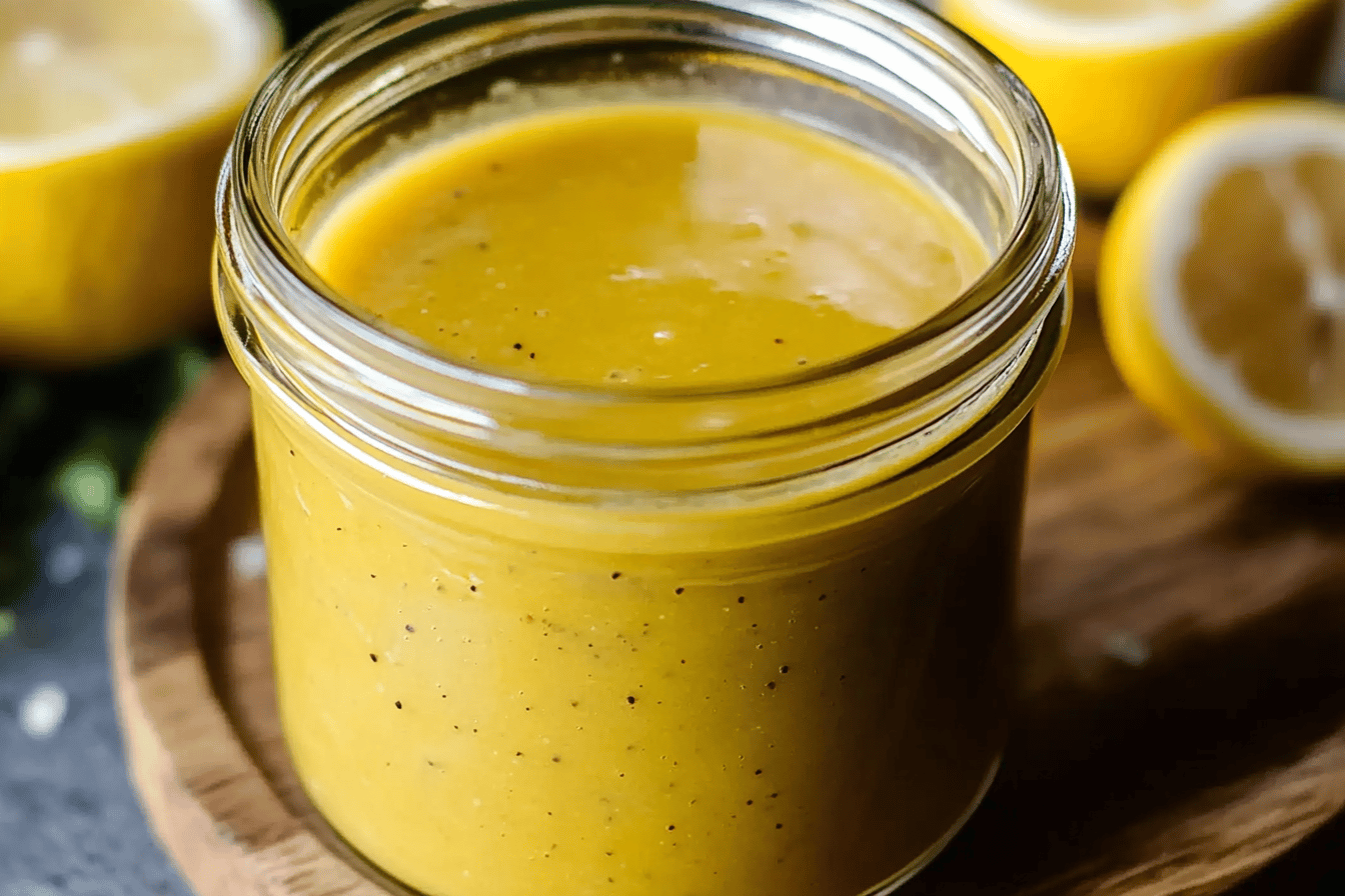 Honey Lemon Vinaigrette Salad Dressing