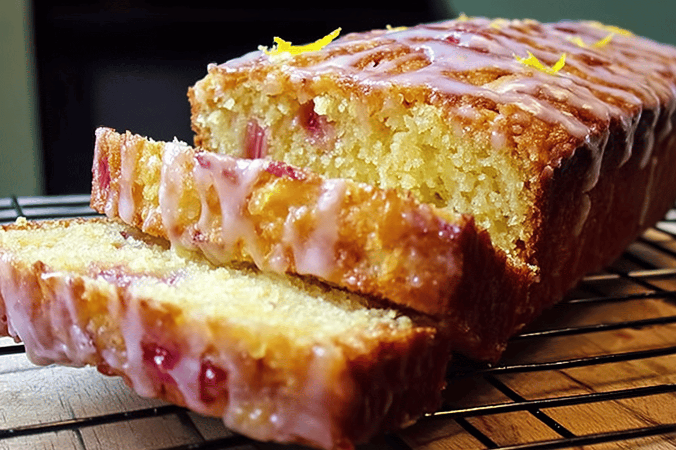 Lemon Rhubarb Loaf