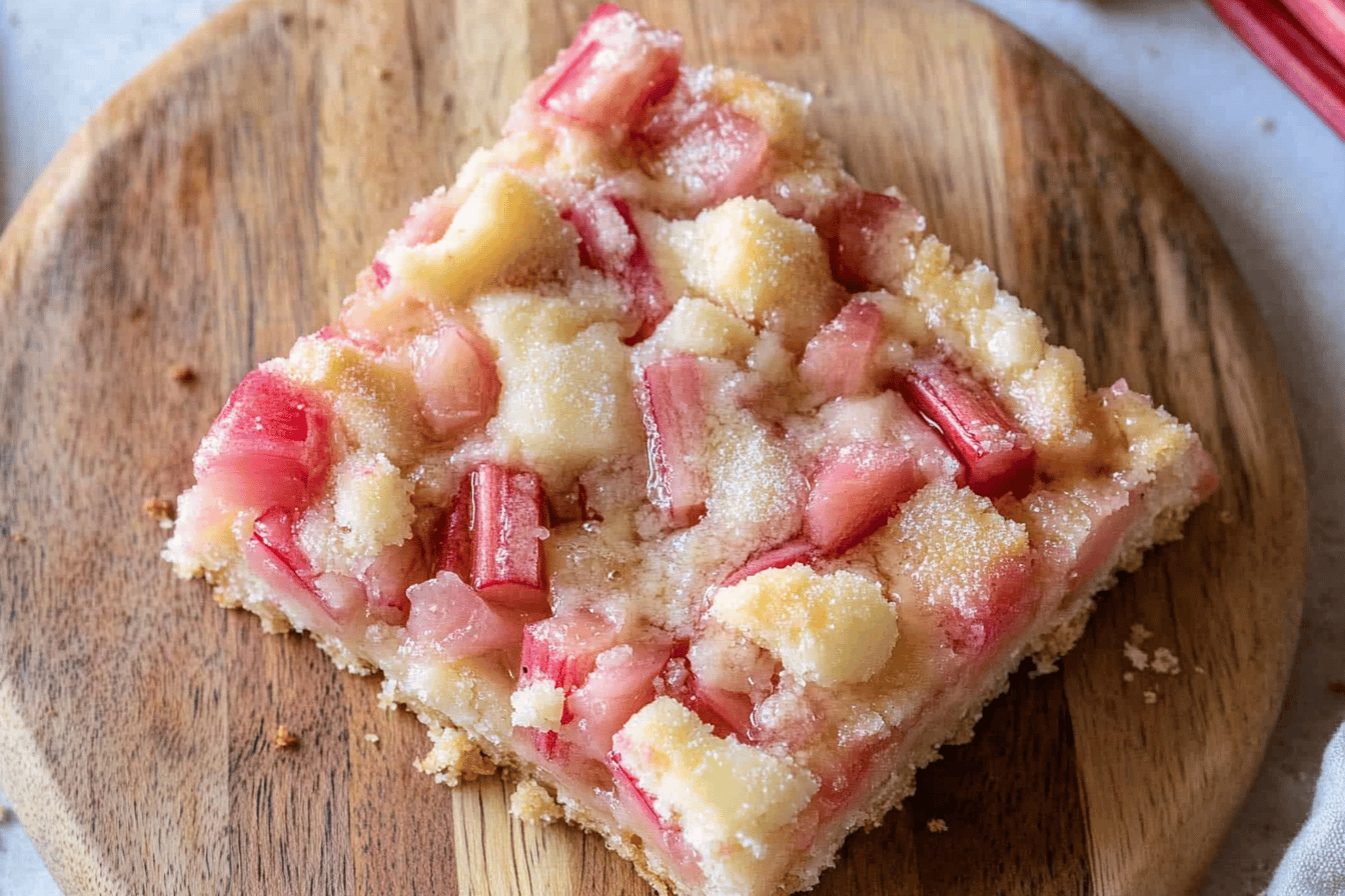 Rhubarb Bars