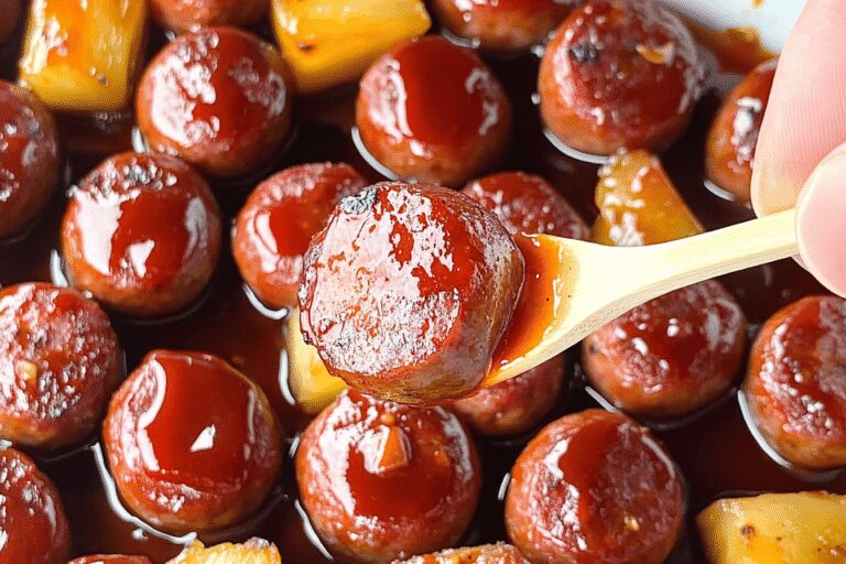 BBQ Sausage Bites