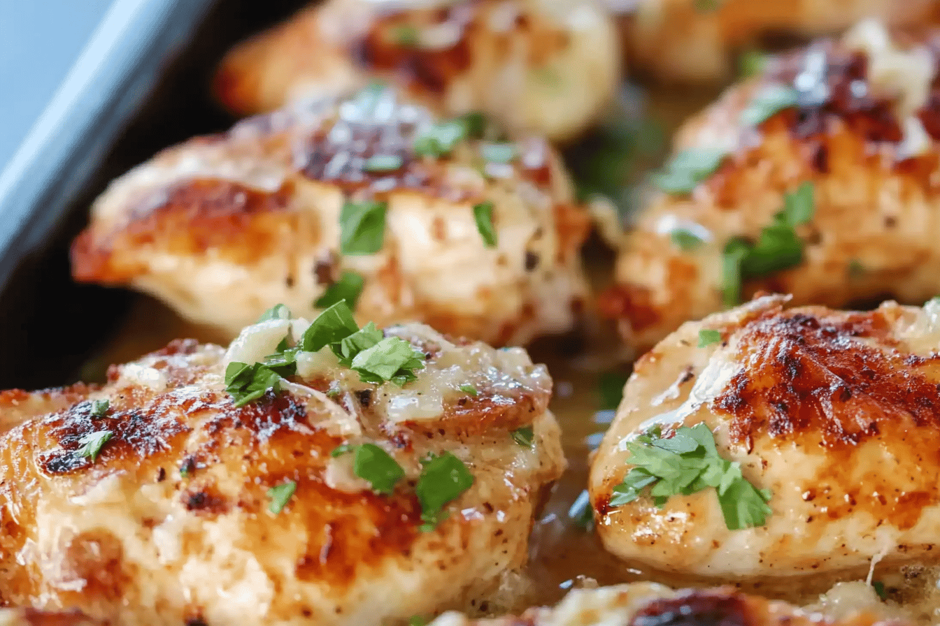 Blackstone Garlic Parmesan Chicken