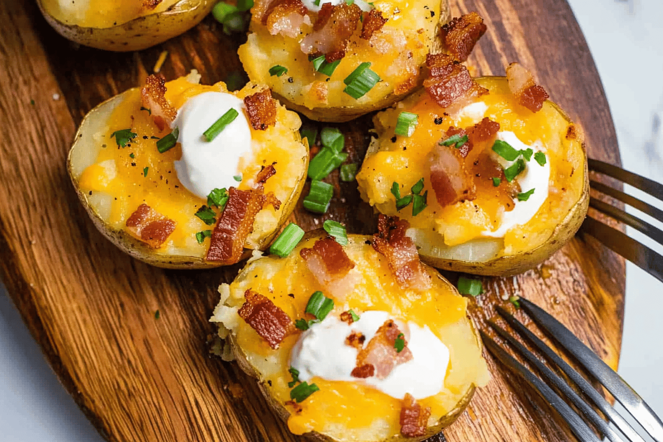 Blackstone Loaded Smashed Potatoes