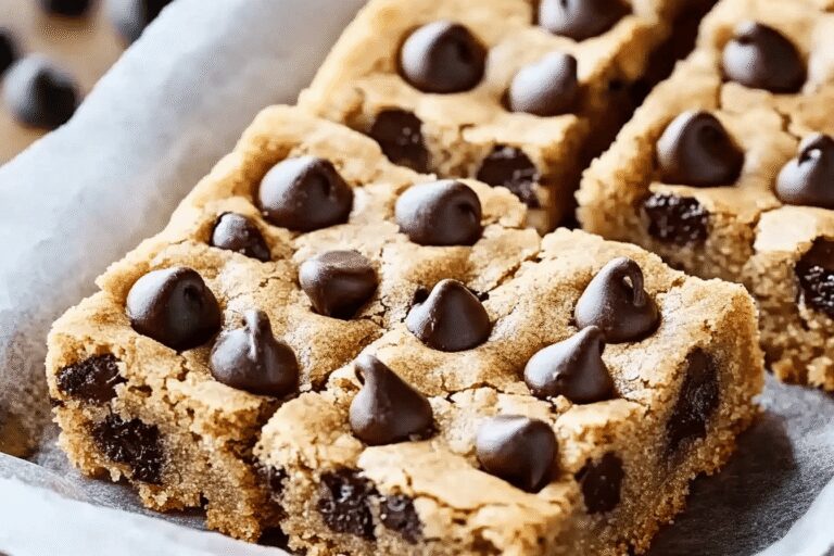 Chewy Chocolate Chip Cookie Bars