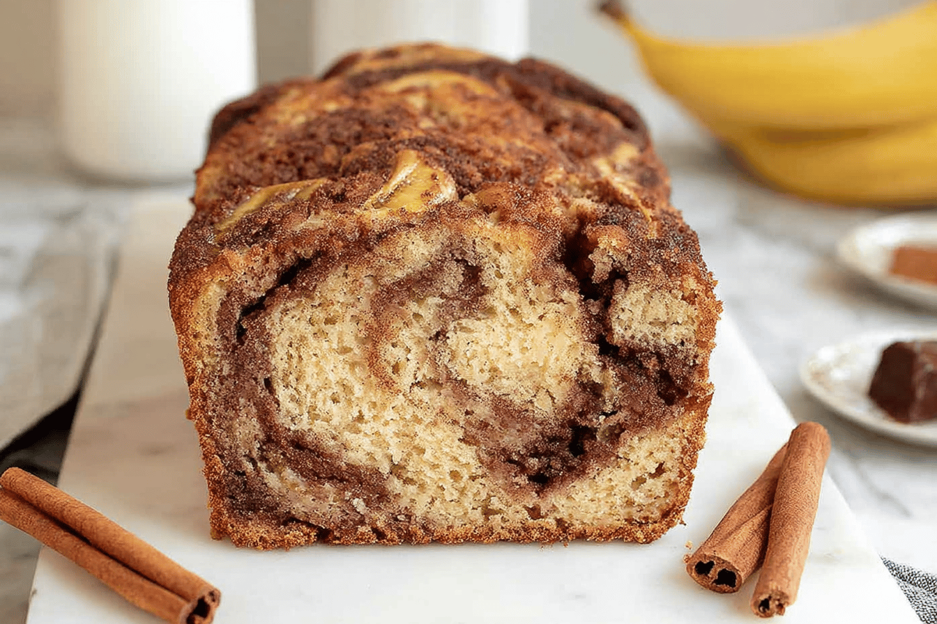Cinnamon Swirl Banana Bread