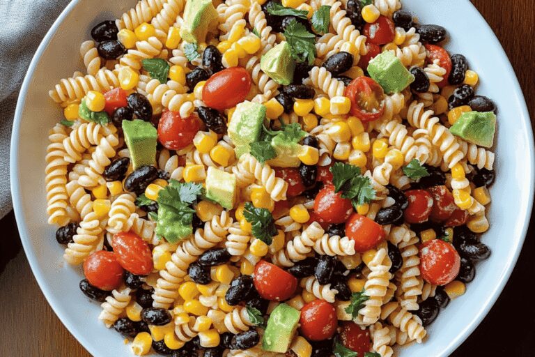 Cowboy Caviar Pasta Salad