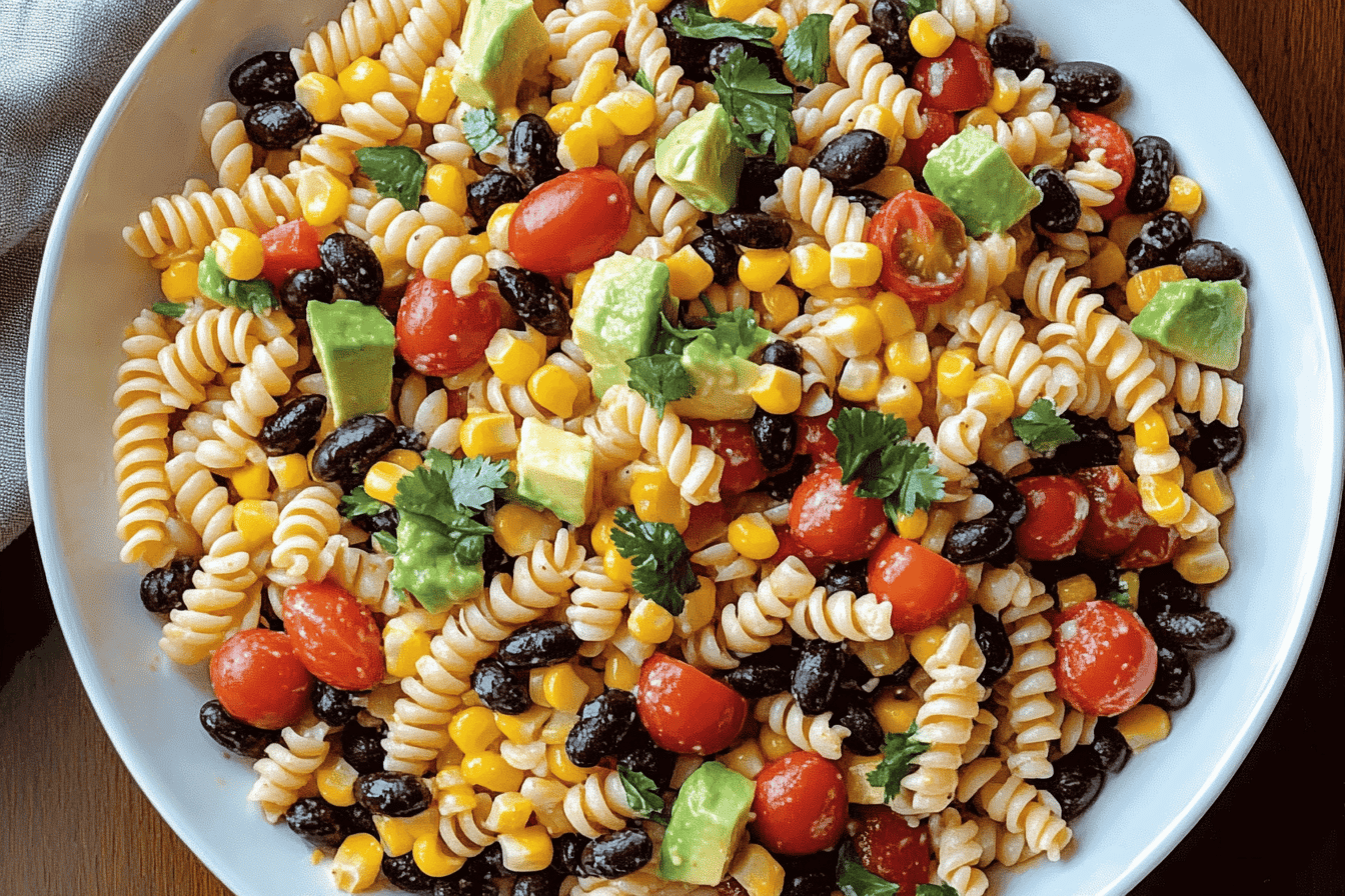 Cowboy Caviar Pasta Salad