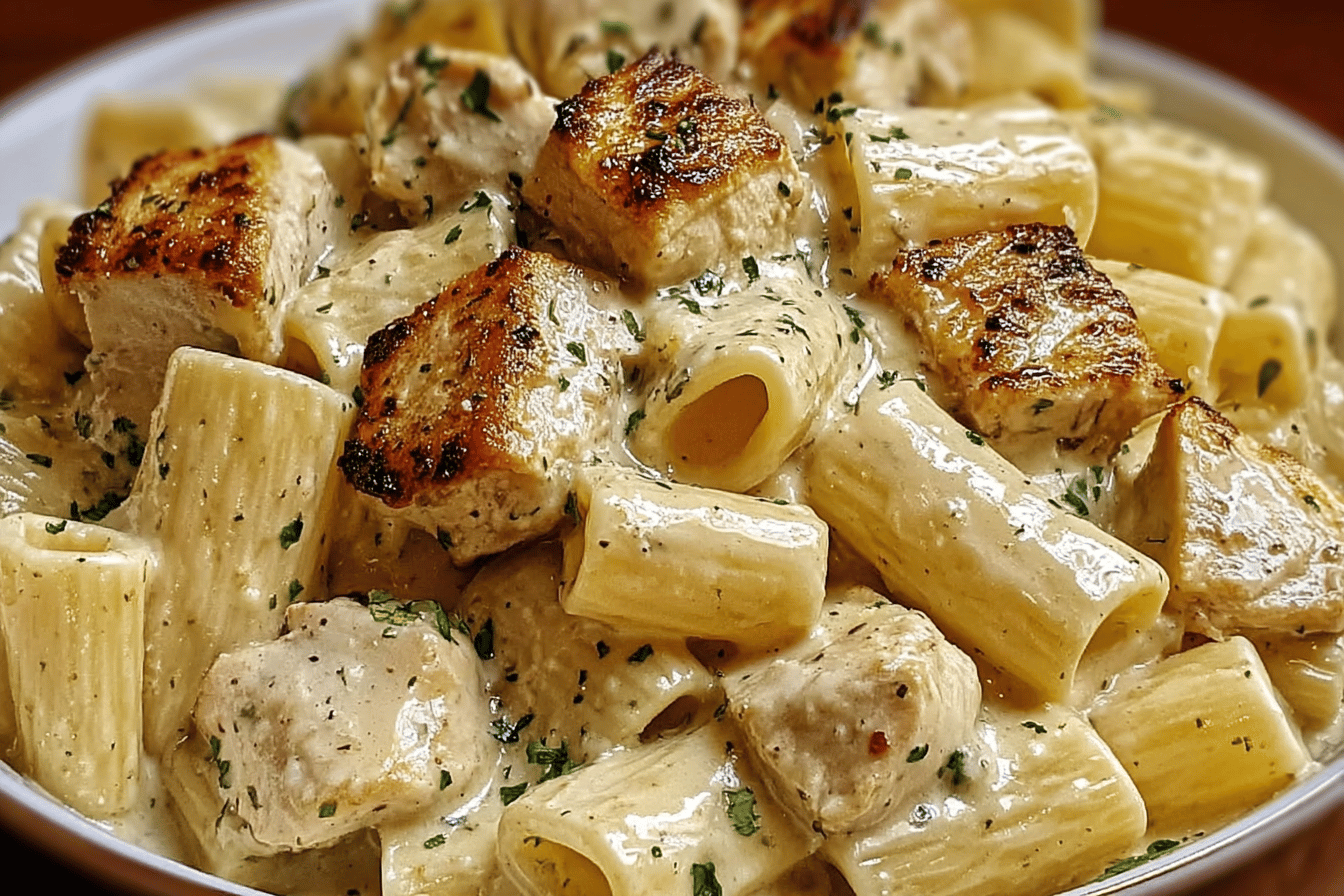 Creamy Garlic Butter Chicken Pasta
