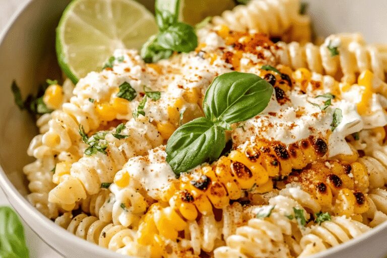 Creamy Street Corn Pasta Salad