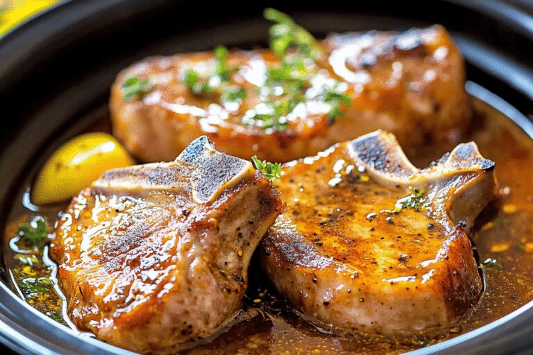 Crock Pot Mississippi Pork Chops