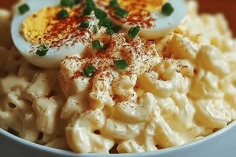 Deviled Egg Macaroni Salad