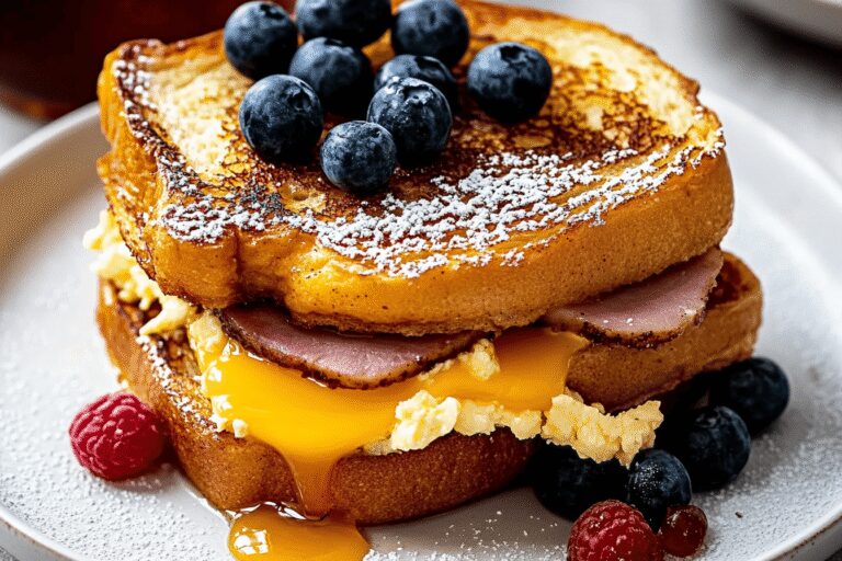 French Toast Breakfast Sandwich