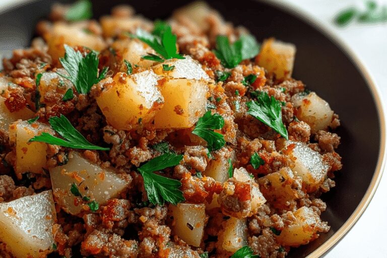 Ground Turkey with Potatoes