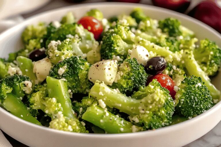 Healthy Italian Broccoli Salad