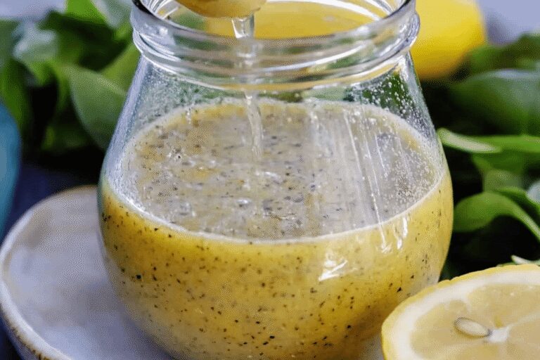 Healthy Lemon Basil Vinaigrette