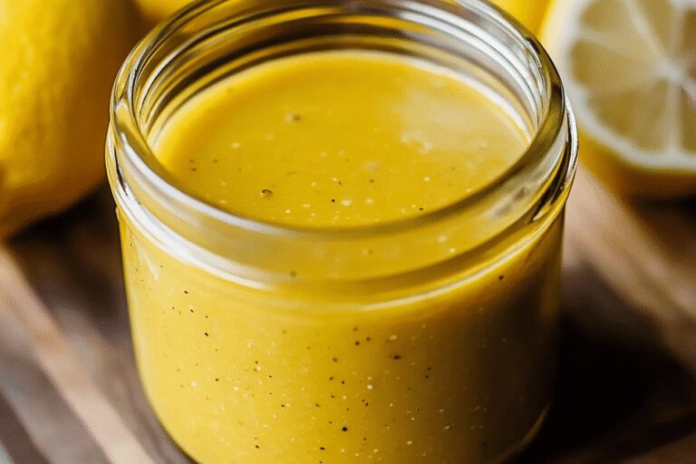 Honey Lemon Vinaigrette Salad Dressing