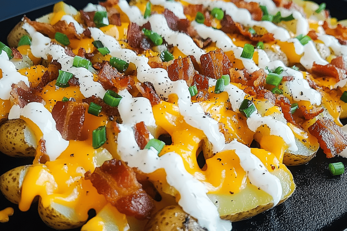 Loaded Blackstone Griddle Potatoes