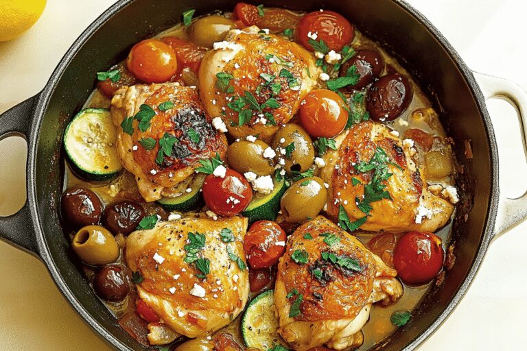 Mediterranean Chicken Skillet