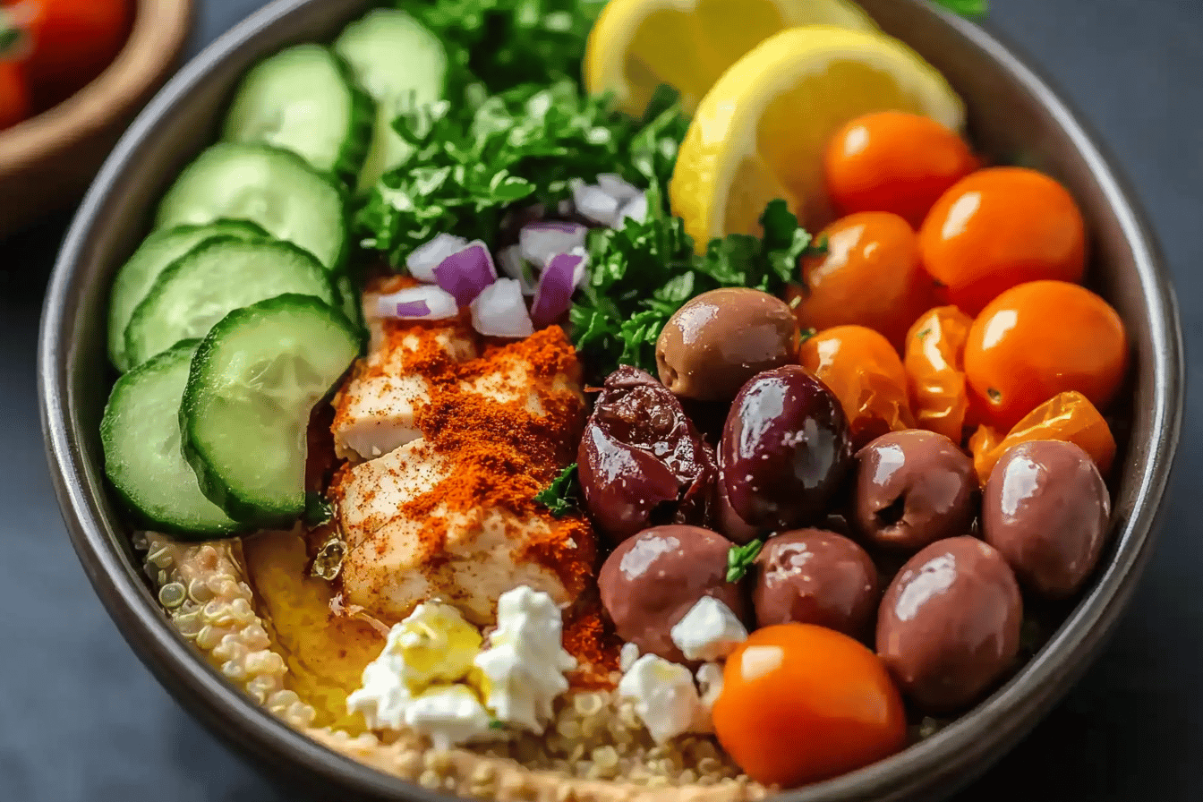 Mediterranean Hummus Bowl