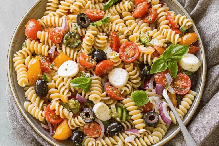 Rainbow Italian Pasta Salad
