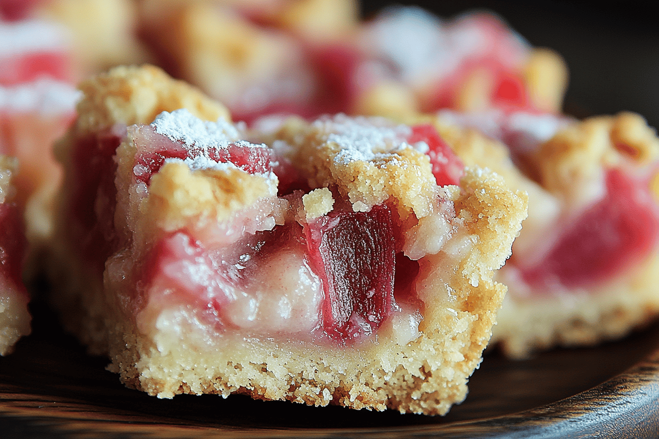 Rhubarb Bars Recipe