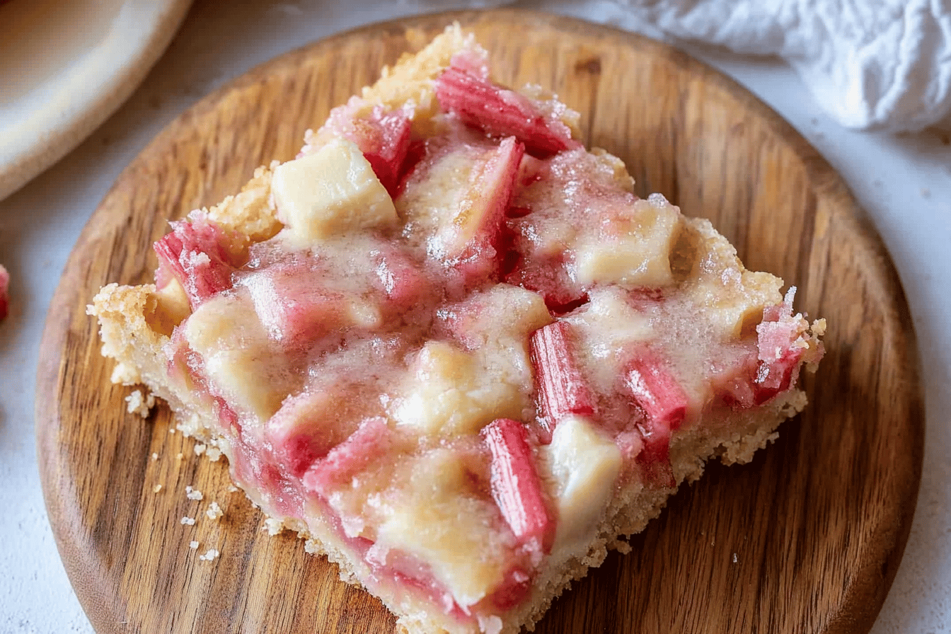 Rhubarb Bars