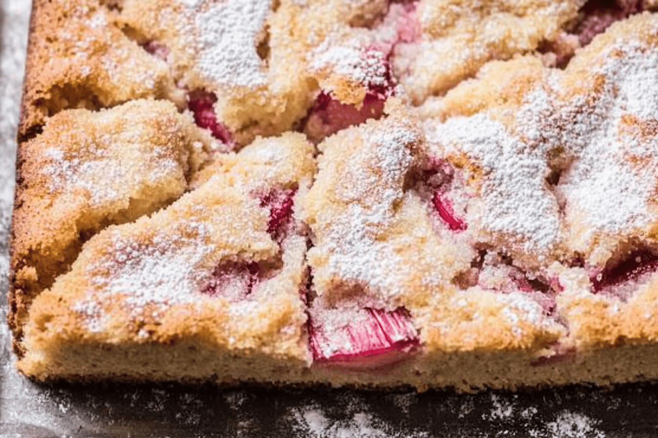 Rhubarb Breakfast Cake