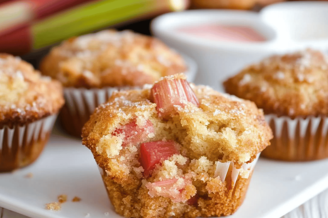 Rhubarb Muffins