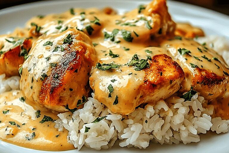 Smothered Chicken and Rice Recipe
