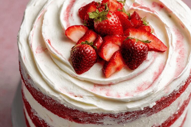 Strawberry Shortcake Layer Cake