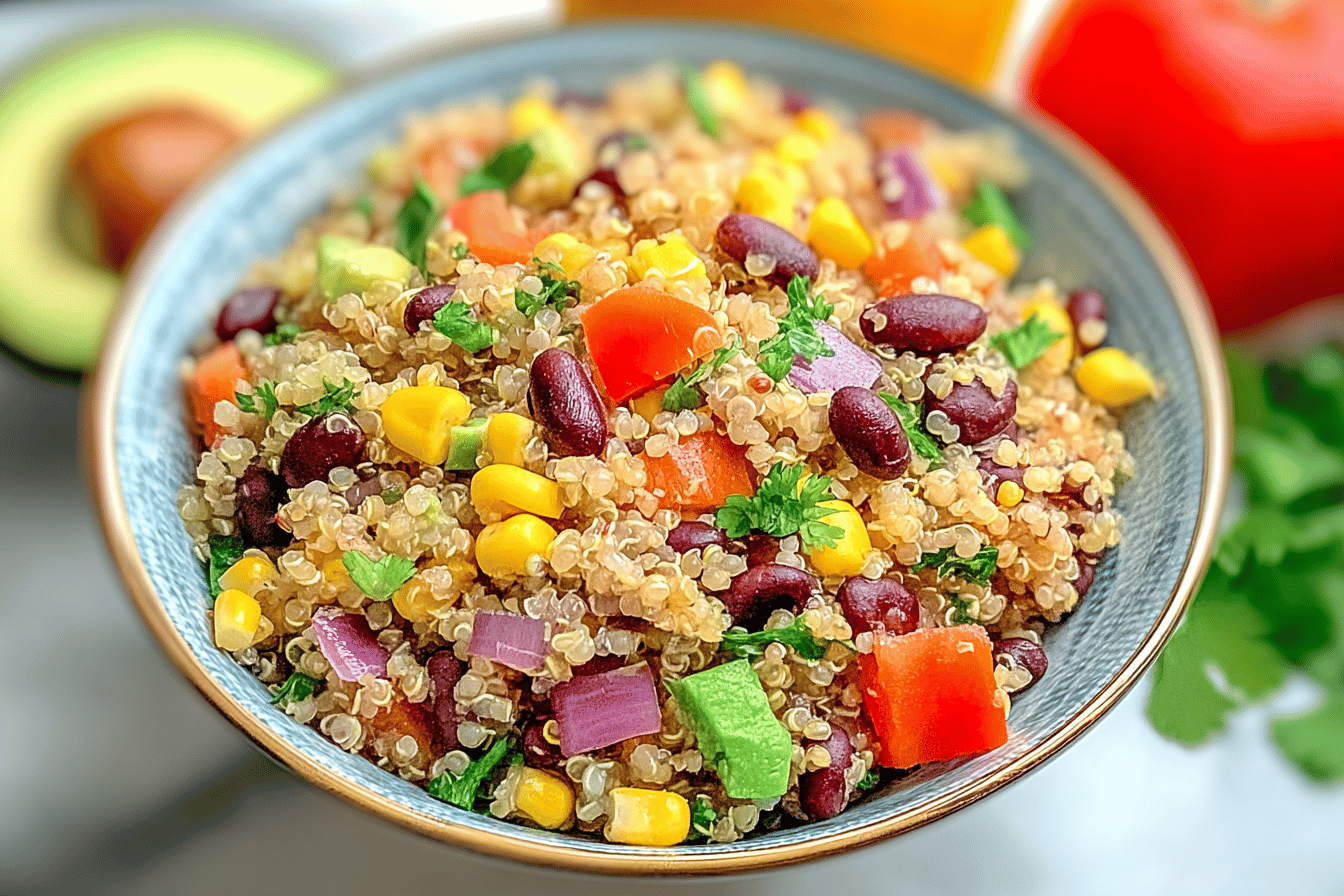 Ultimate Cowboy Caviar Quinoa Salad