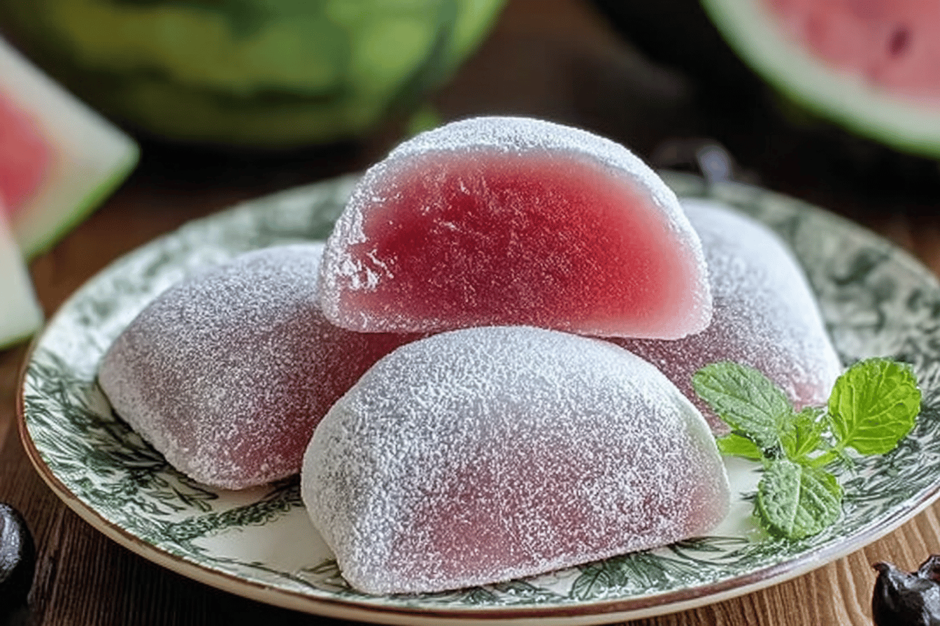 Watermelon Mochi Recipe