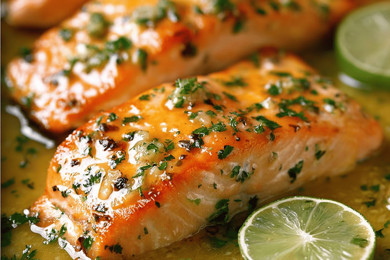 Baked Garlic Butter Salmon