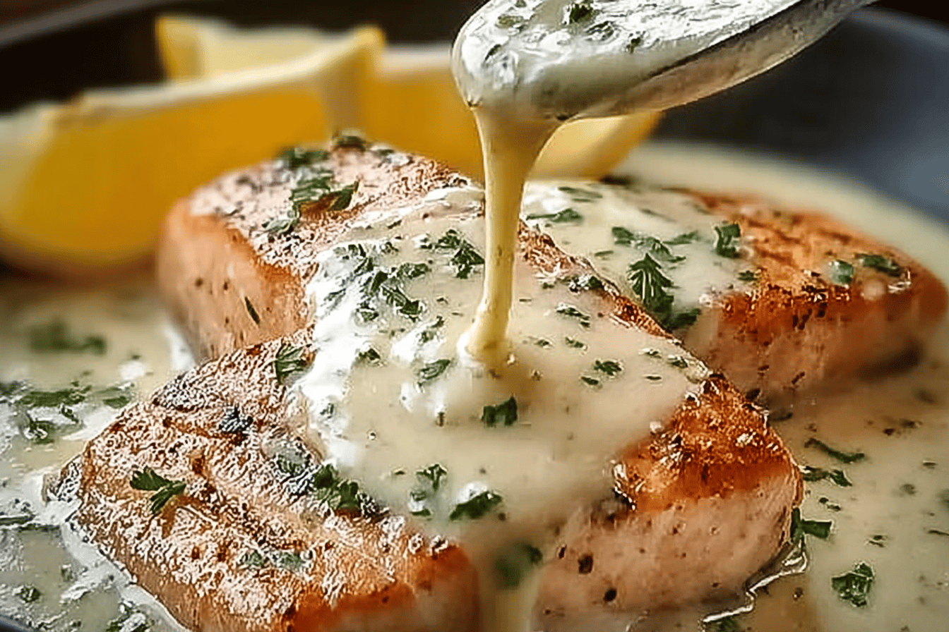 Creamy Garlic Salmon