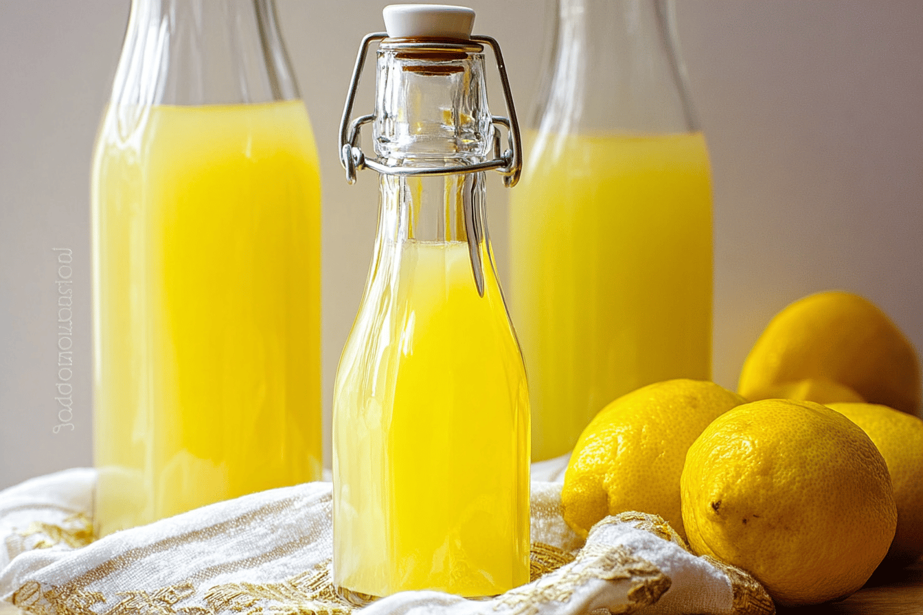Limoncello Homemade Italian Liqueur