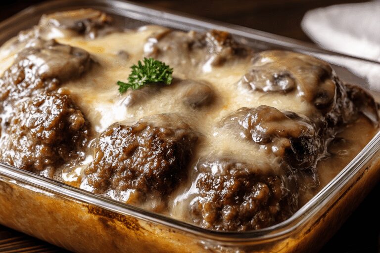 Amish Hamburger Steak Bake
