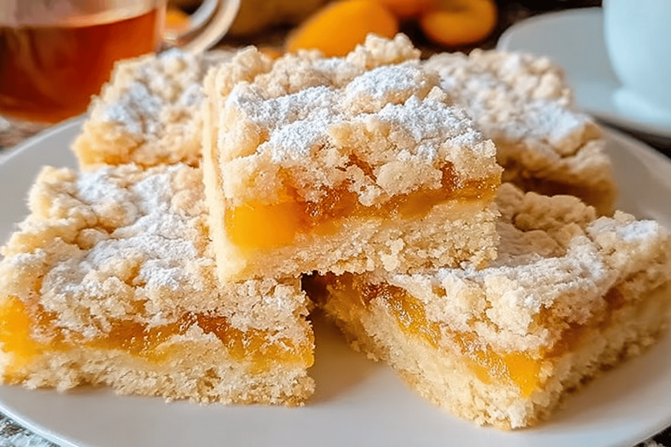 Apricot Shortbread Bars